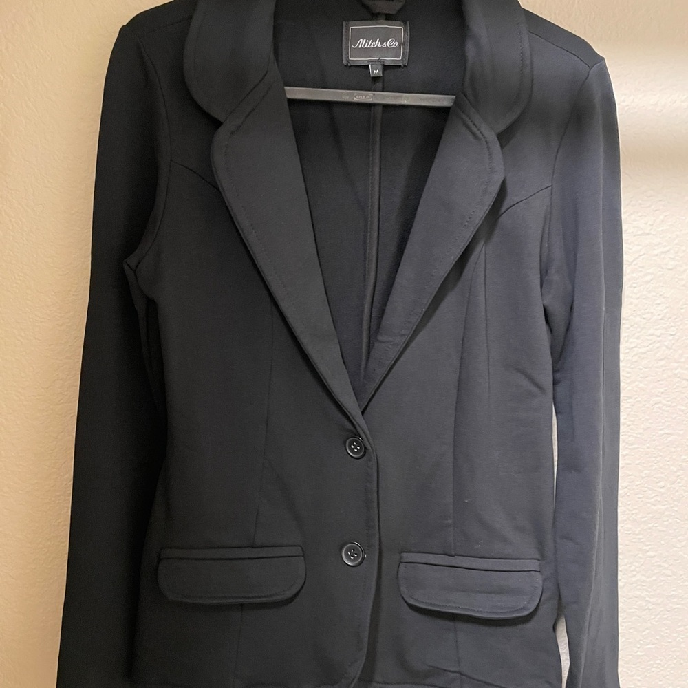 Mitch & Co Women's Classic Black Blazer